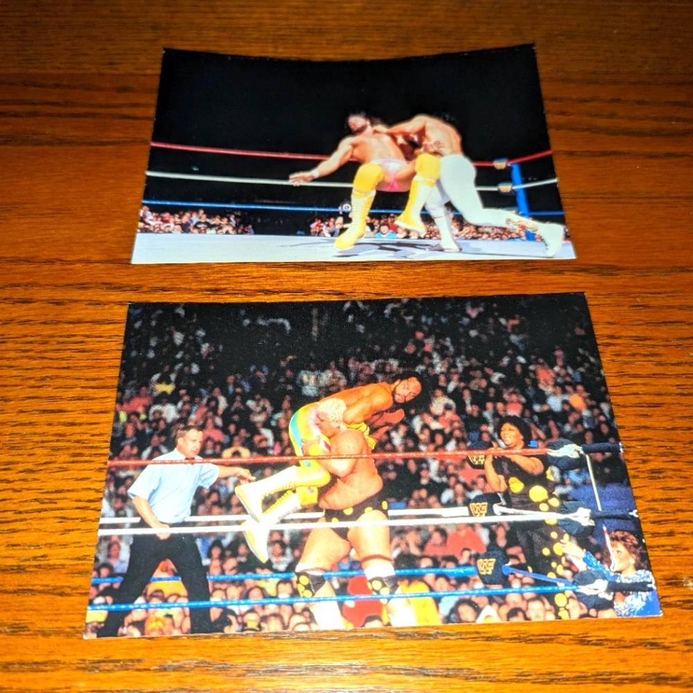 Macho Man Randy Savage WWF Wrestlemania Live! 4" x 6" PhotoCards Set